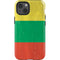Lithuania Flag Distressed iPhone 14 Impact Case